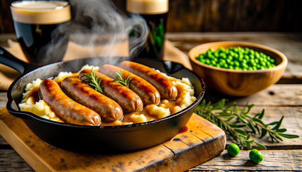 savor delicious irish sausages