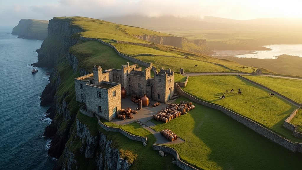 remote island whiskey distillery
